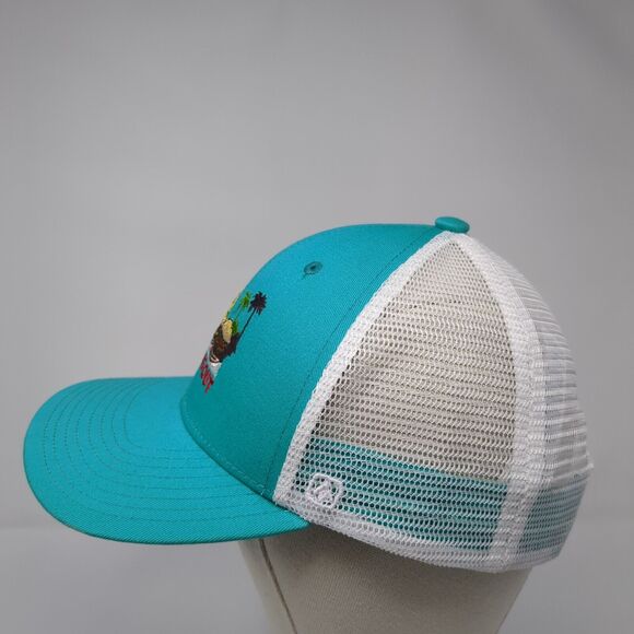Suns Out Buns Out Snapback Trucker Hat Blue One Size Mesh Back Coal - Picture 3 of 8